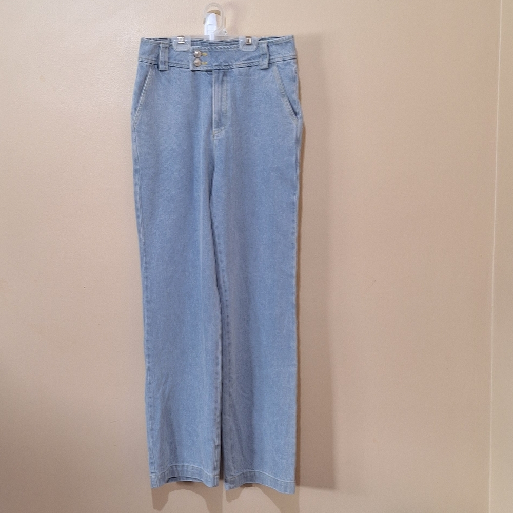 Princess Polly Wide Straight Leg Jeans